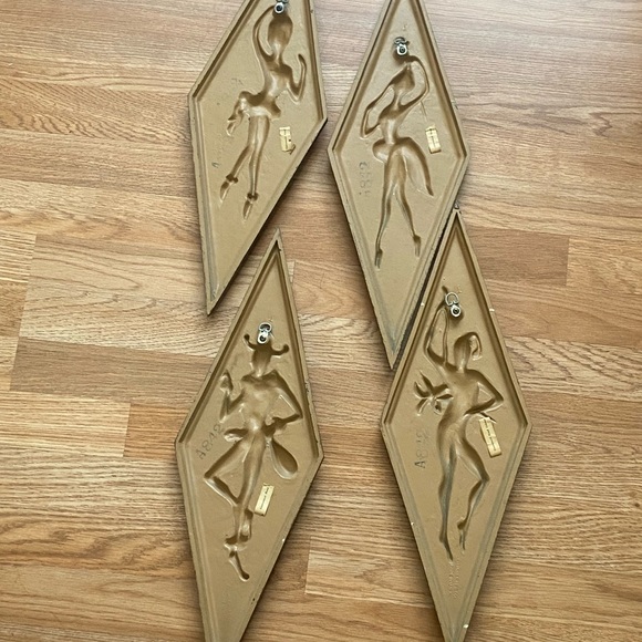 Turner MFG Co Harlequin Dancers/jesters/joker/ Mardi Gra Figures/ Mid Century - Picture 4 of 5